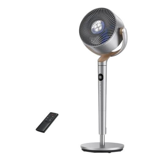 Ventilateur Dreo 20 dB sur pied, 8 vitesses, oscillation 120°, télécommande – par Clairir